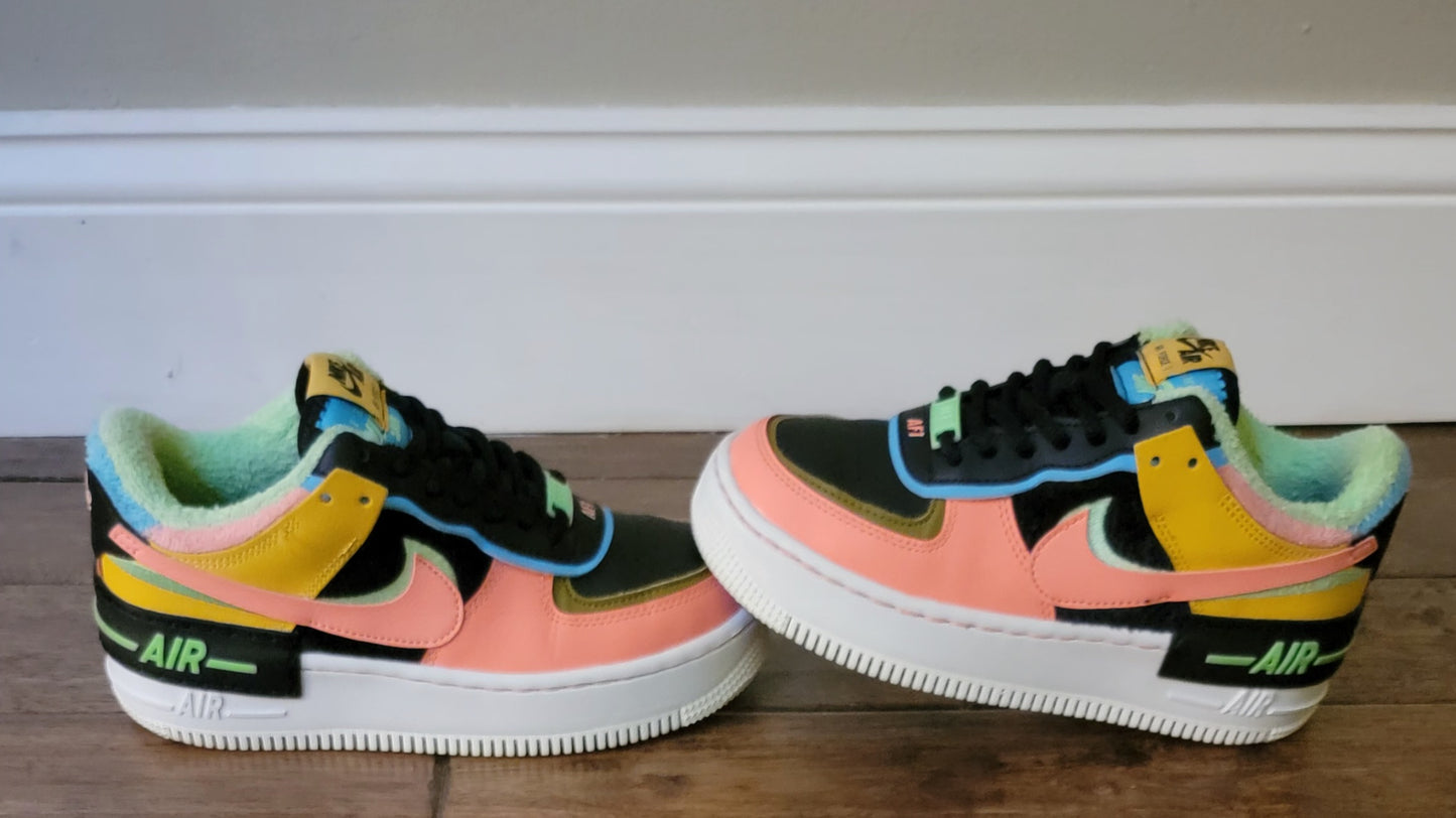 Wmns Air Force 1 Shadow SE 'Solar Flare Atomic Pink'