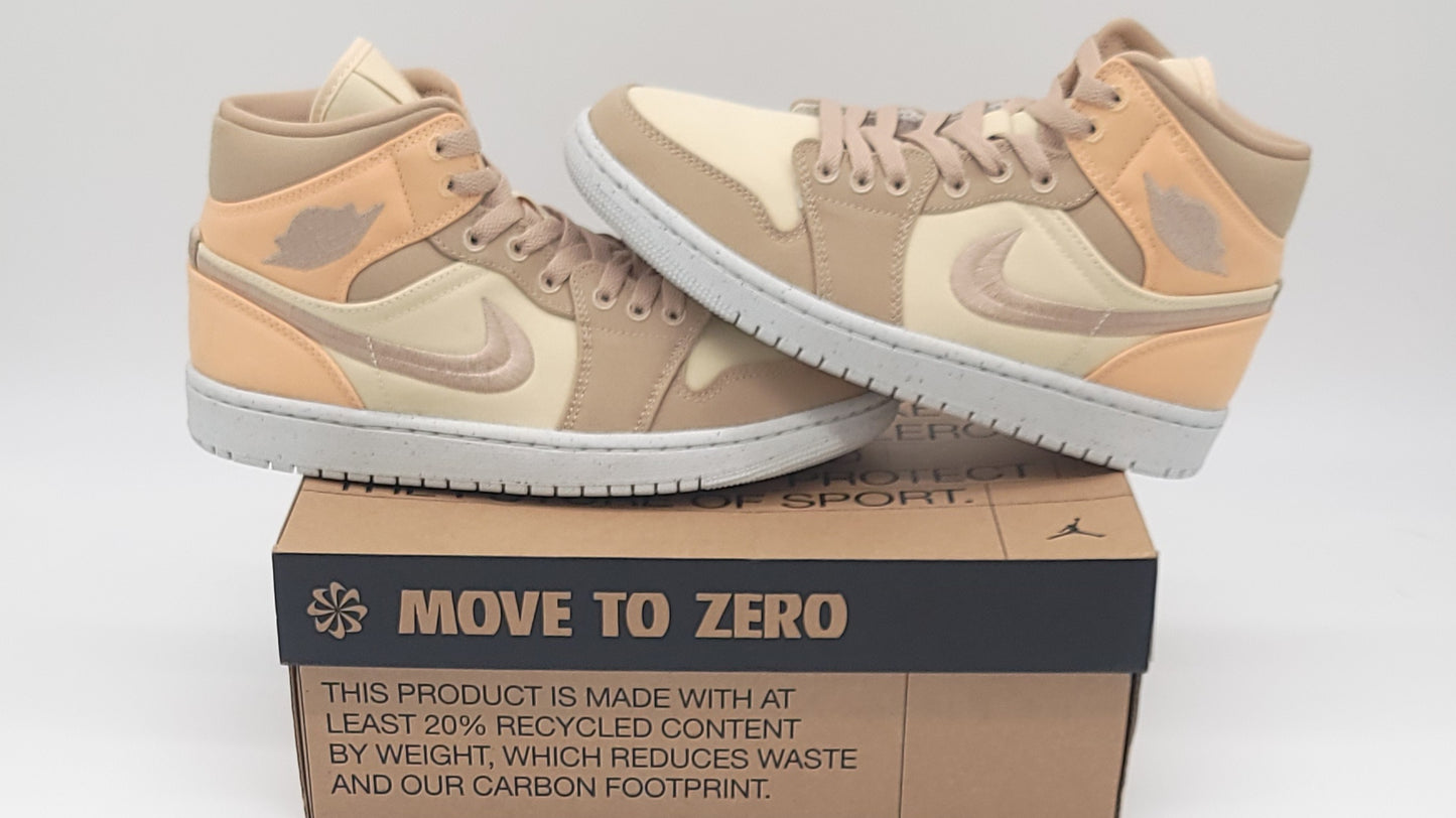 Wmns Air Jordan 1 Mid SE 'Muslin Canvas'