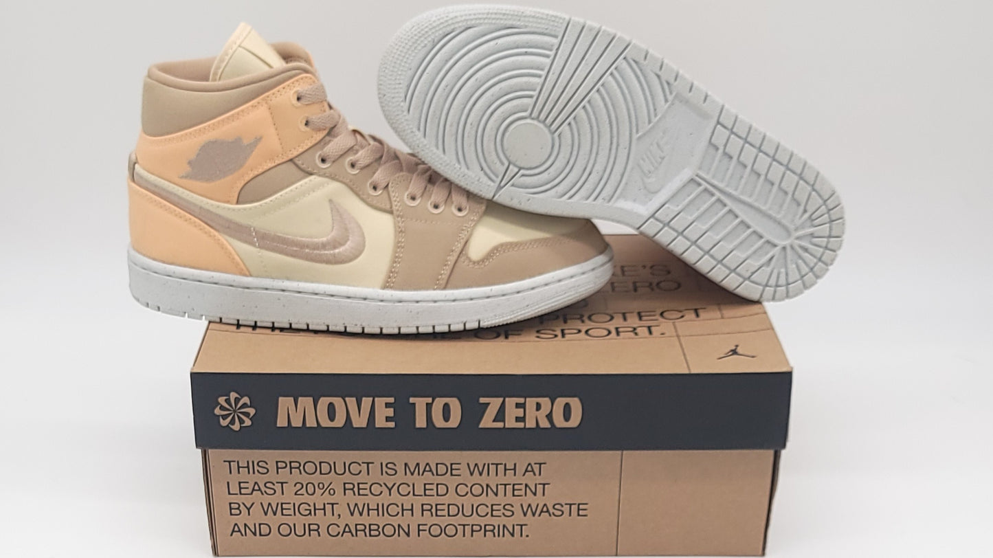 Wmns Air Jordan 1 Mid SE 'Muslin Canvas'