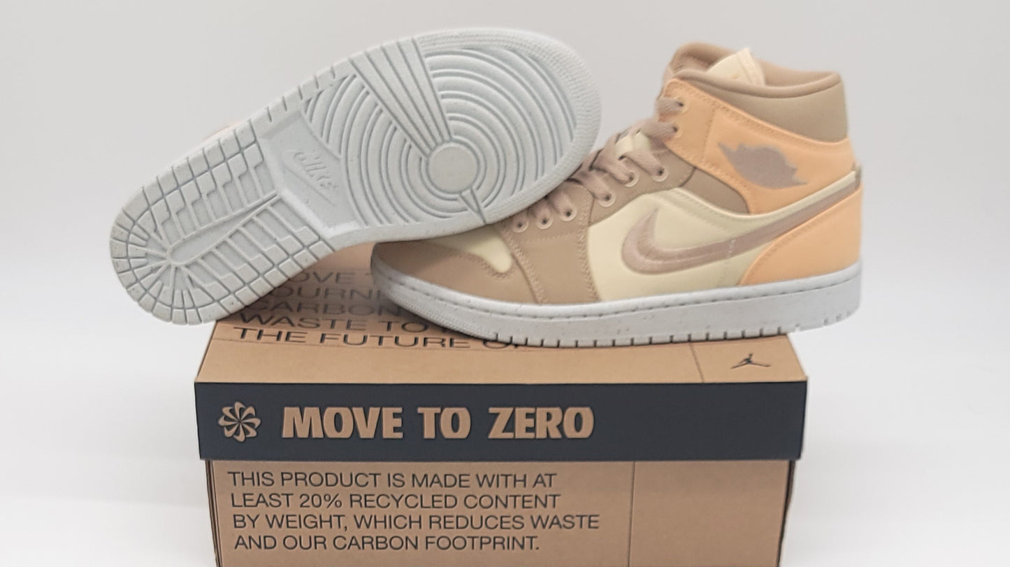 Wmns Air Jordan 1 Mid SE 'Muslin Canvas'
