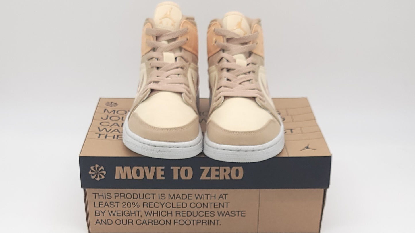 Wmns Air Jordan 1 Mid SE 'Muslin Canvas'