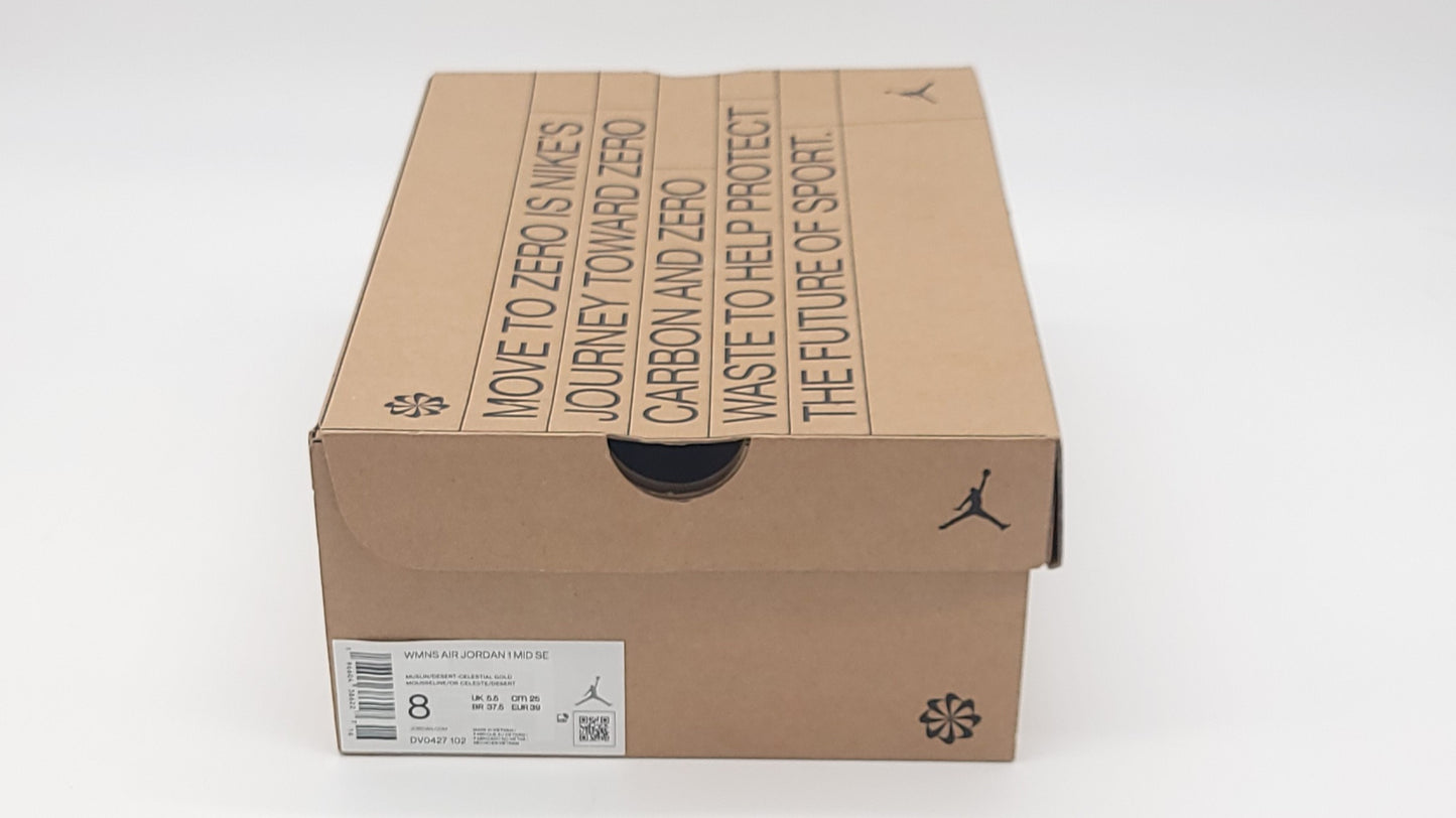 Wmns Air Jordan 1 Mid SE 'Muslin Canvas'