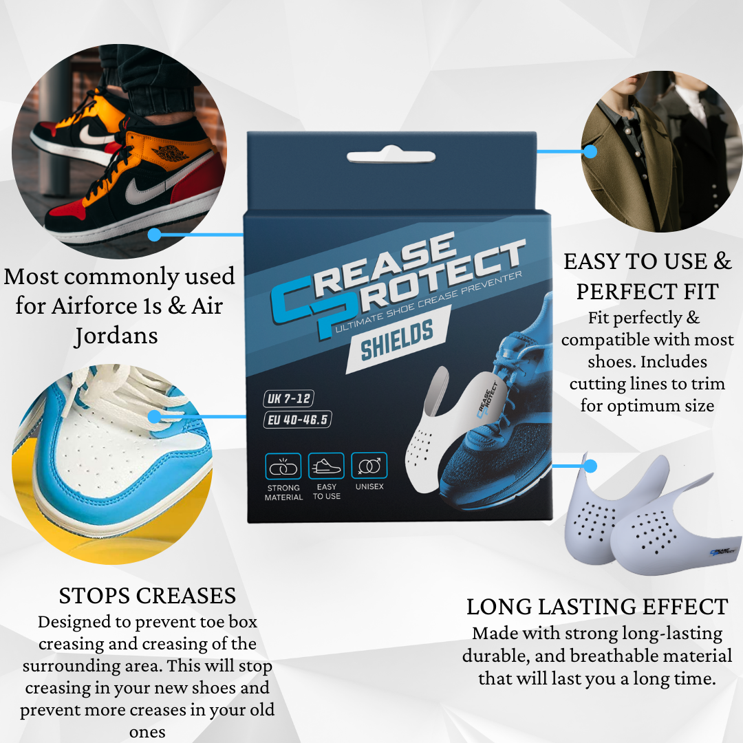 Crease Protect - Crease Protect Shields - 1 Pair / US 5-8